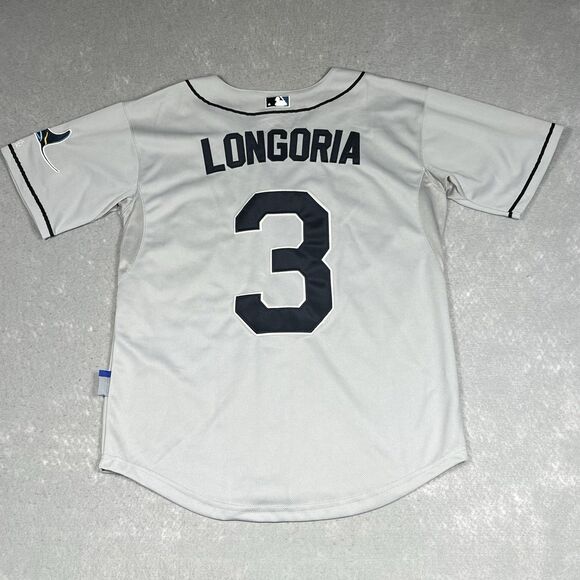 Tampa Bay Rays MLB Authentic Majestic Jersey Evan Longoria #3 Men SZ 48 Medium - Picture 1 of 11